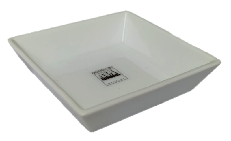 Replace bowl for foodbars - ASA Selection square 10cm x 10cm white